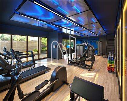 Espaço fitness.