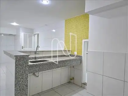 Cozinha em conceito aberto com a sala