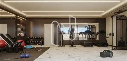 Espaço fitness.