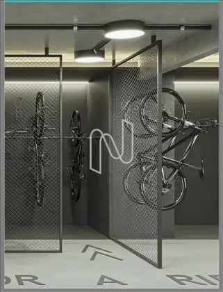 Bicicletário.