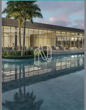 Pool bar e academia.