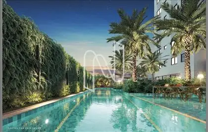 Piscina com raia 22m.