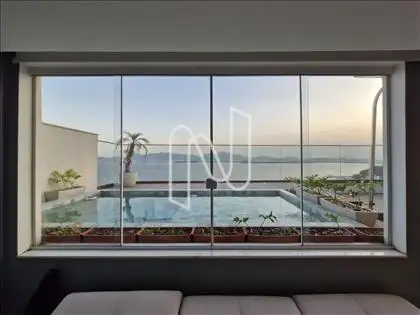 Vista da sala de TV