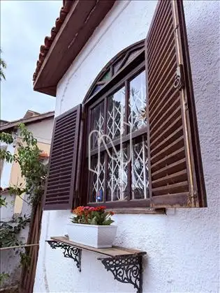 Detalhe da fachada. 