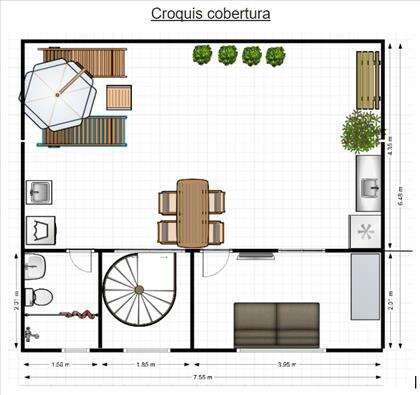 Croquis cobertura