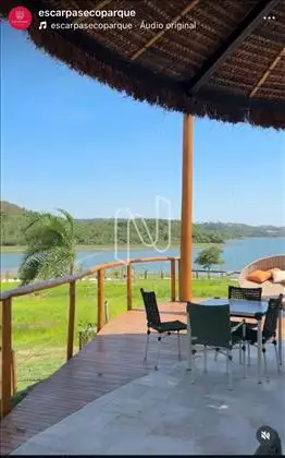 Área de lazer - vista do restaurante