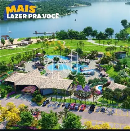 área de lazer proxima ao lago 