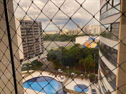 Vista da varanda para o parque