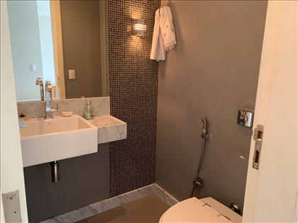 Lavabo. decorado.