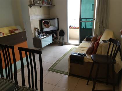 Visão de quem adentra o apartamento