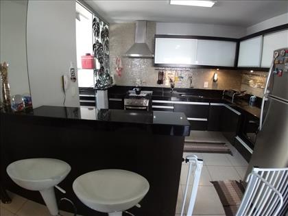 Bancada da cozinha americana