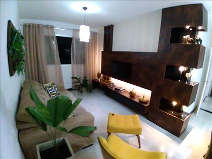 LINDA SALA AMPLA EM L PARA DOIS AMBIENTES