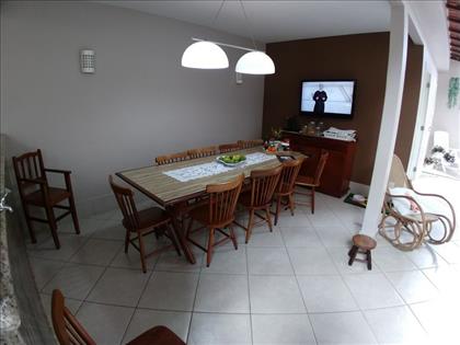 Mesa da área gourmet