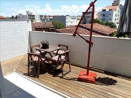 Vista da sala para a varanda