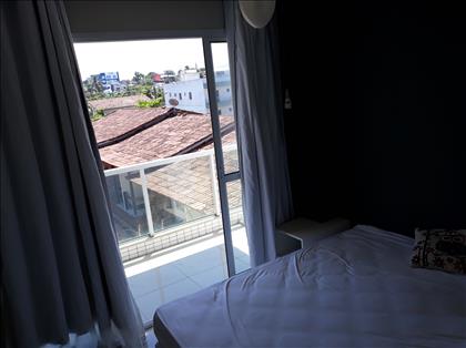 Vista quarto casal suite para varanda
