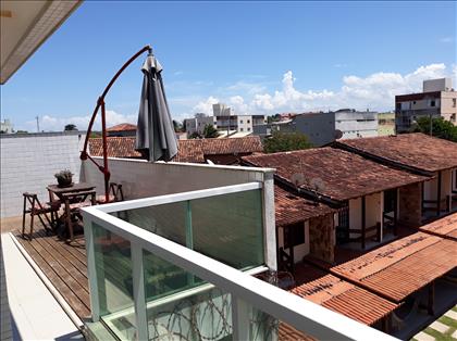 Vista da varanda quarto suite