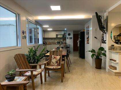 Área de lazer do apartamento