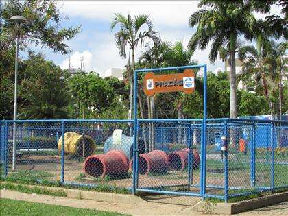 Praça com área para cães