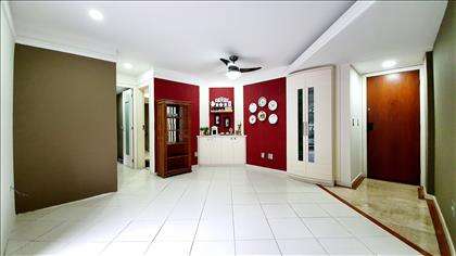 Sala vista da varanda