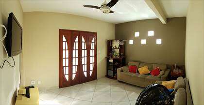 Sala de estar e acesso a varanda - casa 2 