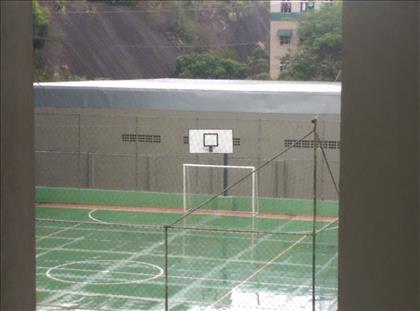 Vista da quadra
