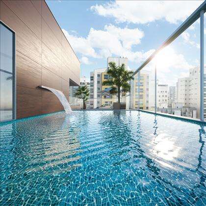 Perspectiva piscina adulto e infantil