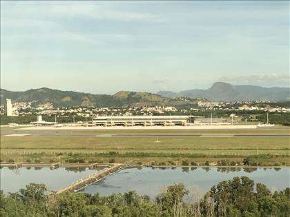 Vista do aeroporto