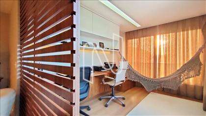 Espaço office integrado sala íntima 