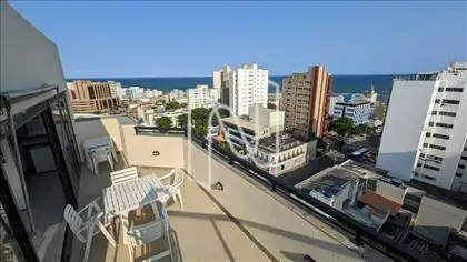 Varanda com linda vista mar 