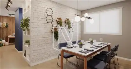 Espaço para mesa de jantar 