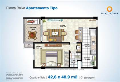 Planta do apartamento