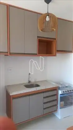 Cozinha com armários 