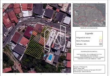  Vista Aérea Mapa de Localização 