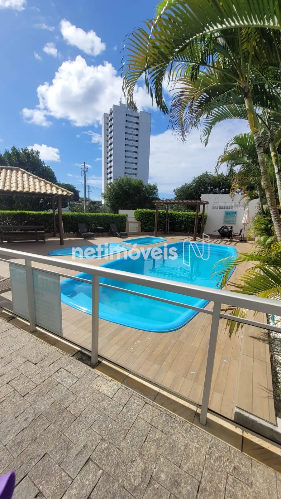  Área da piscina