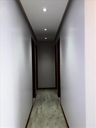 área de circulação quartos e banheiros