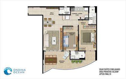 PLANTA DUAS SUITES