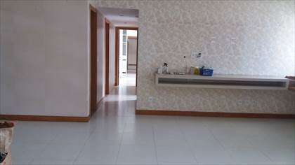 Sala e circulação para os quartos