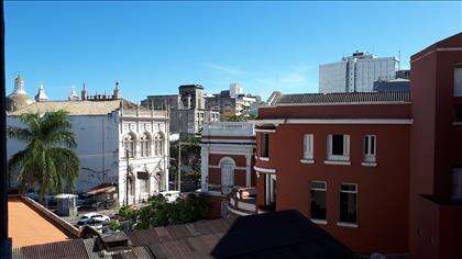 Vista da janela do apartamento